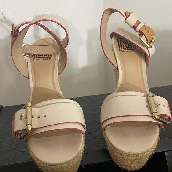 POUR LA VICTOIRE JACKLYN ESPADRILLE CREAM 8 - Picture 5 of 8